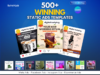 500+ Meta Ad Templates Canva Bundle: Facebook, Instagram, Email (PLR/MRR)